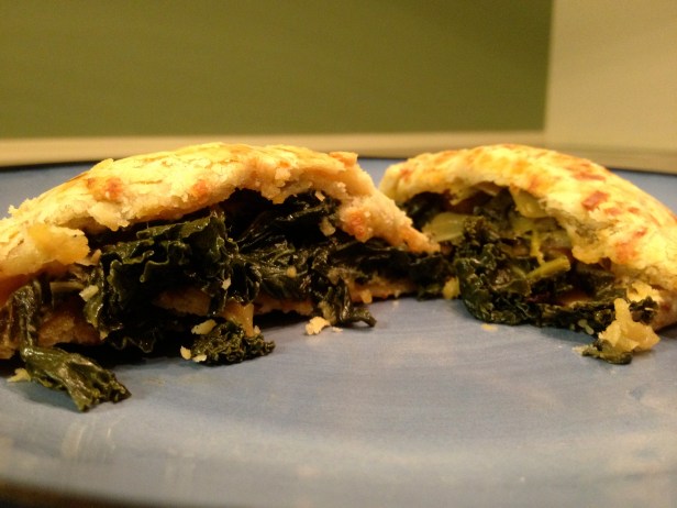 Kale and Mushroom Hand Pies