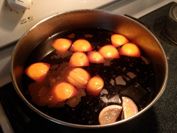 Feuerzangenbowle on Stove