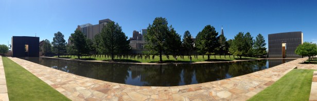 Oklahoma City Bombing Memorial Panorama