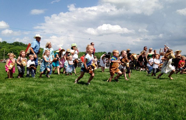Steeplechase Stick Horse Race