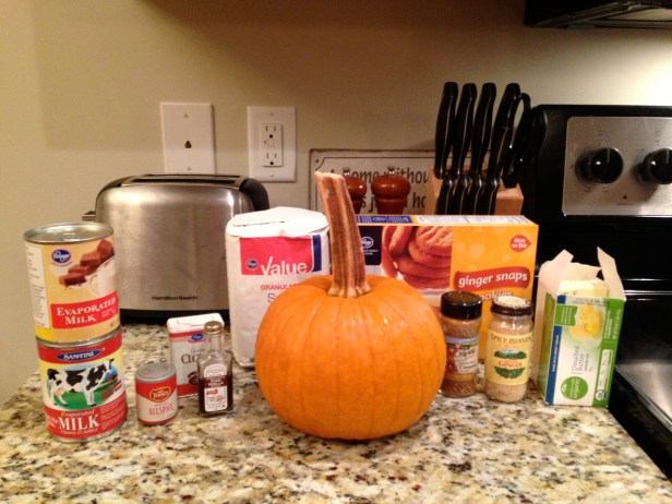 Pumpkin Pie Ingredients
