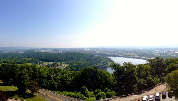 View from Ruby Falls