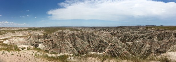 Big Badlands Overlook Panorama