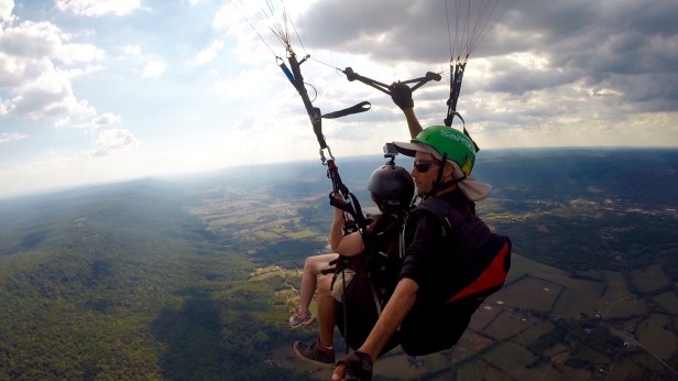 Paragliding in Dunlap Tennessee